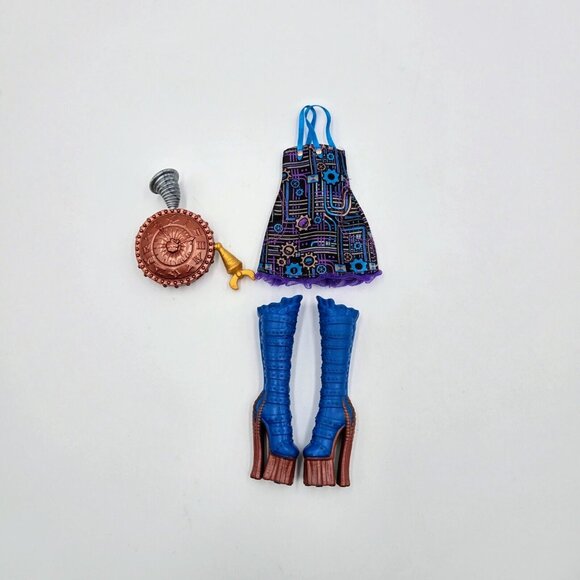 Monster High Robecca Steam Art Class Dress Boots Accessories Mattel Read - Picture 2 of 8